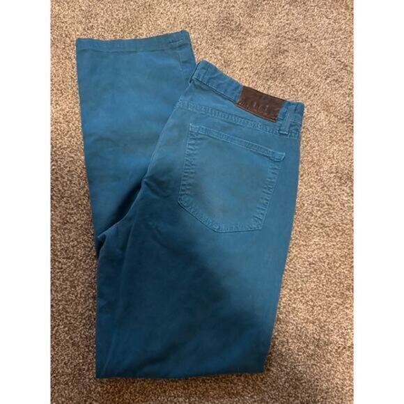 Paige Woman's Teal Jeans Size 32 | Stylish Slim Fit | Great Condition - Picture 2 of 4